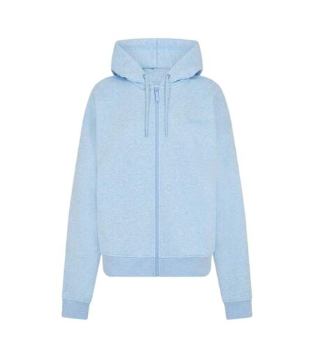 Veste À Capuche Femme Bleu Chiné USA