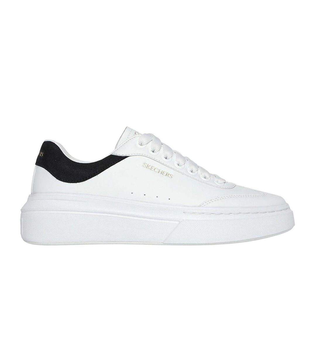 Baskets Cordova Classic Femme Blanc Noir Skechers-3
