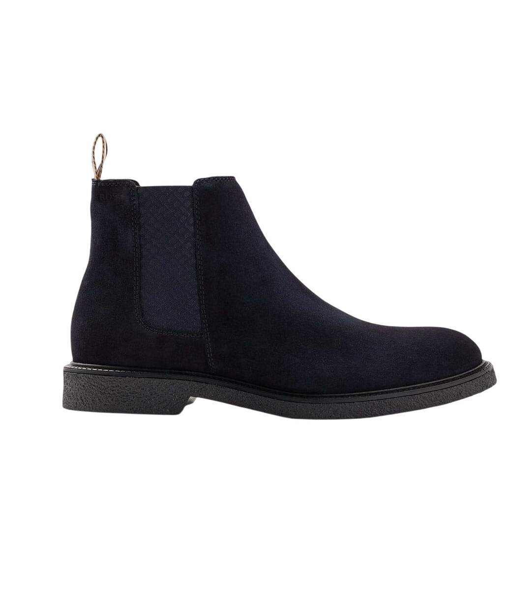 Bottines Chelsea Tunley Homme Bleu Foncé Boss-1