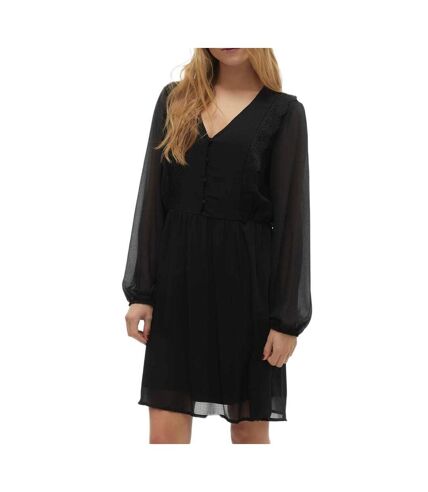 Robe Noir Femme Vero Moda Juna - L