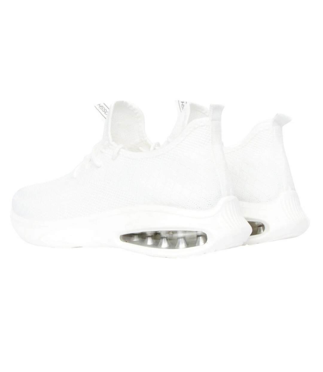 Mens trevel trainers white Crosshatch-2