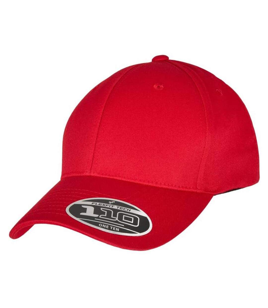 Casquette Ajustable Motif/style Courbé Rouge Flexfit-3