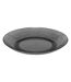 Lot de 6 Assiettes Plates Réutilisables Estiva 27cm Gris Charbon-1