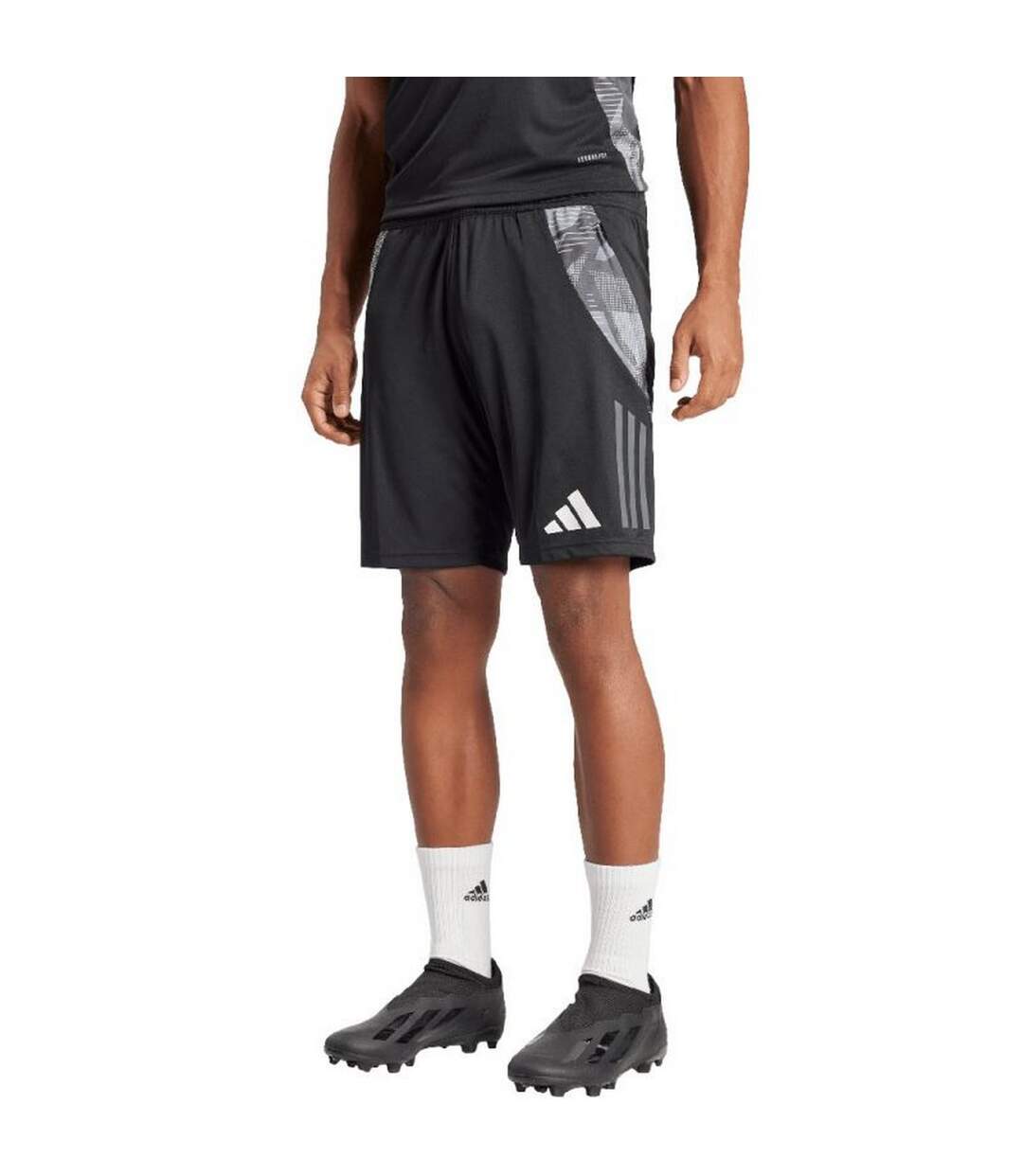 Short Entraînement Tiro Competition Homme Blanc Noir Adidas-1