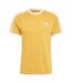 T-shirt Motif/style 3 Rayures Classics Homme Jaune Adidas-2