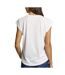 T-Shirt blanc femme pepe jeans blooma-2