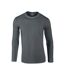 T-shirt Manches Longues Softstyle Adulte Charbon Gildan-1