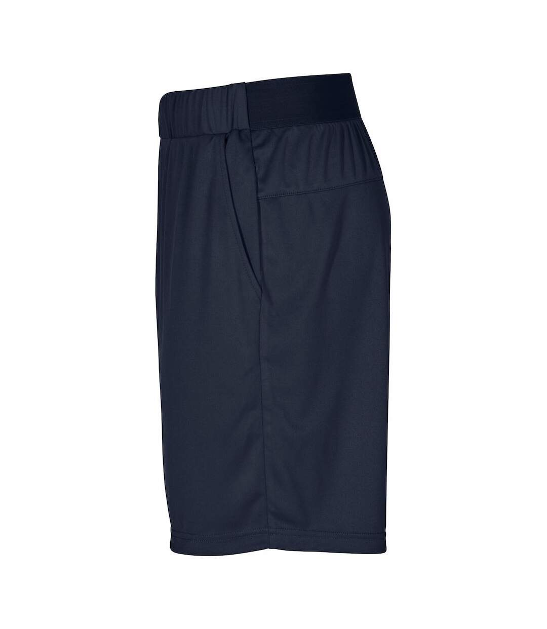 Unisex Adult Plain Active Shorts Dark Navy Clique-3
