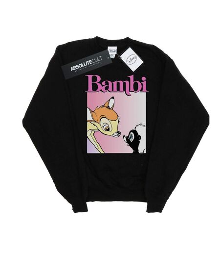 Disney - Sweat BAMBI NICE TO MEET YOU - Femme (Noir) - UTBI13089