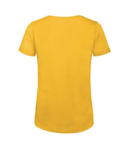 B&C Womens/Ladies Favourite Organic Cotton Crew T-Shirt (Gold)