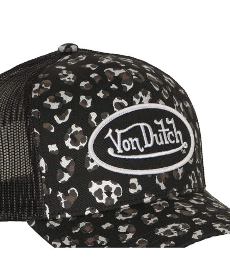 Casquette baseball avec filet et patch Leopard Foil Vondutch