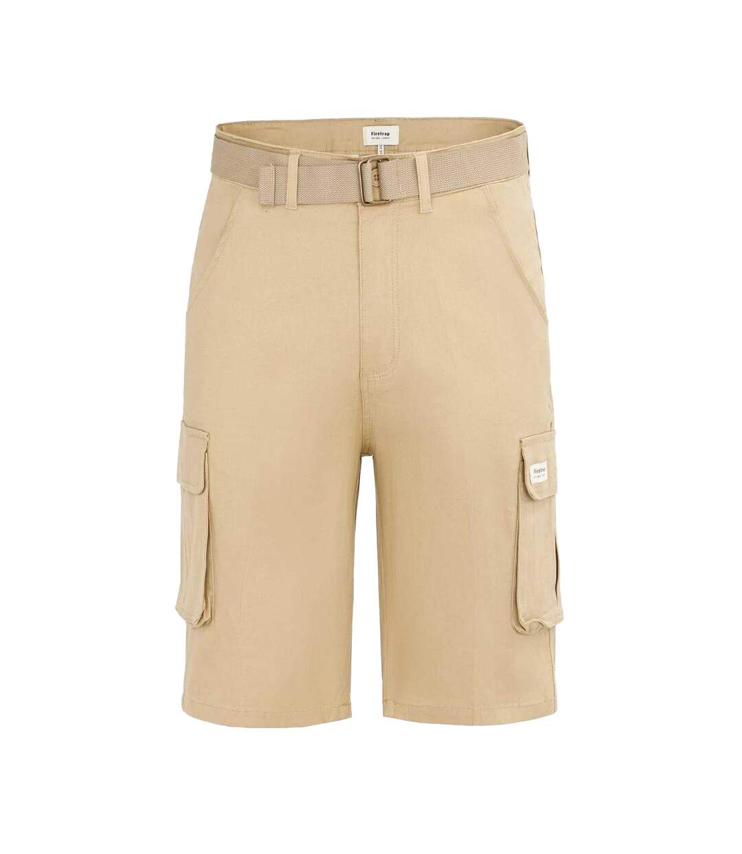 Mens Cargo Shorts Army Khaki Firetrap-1