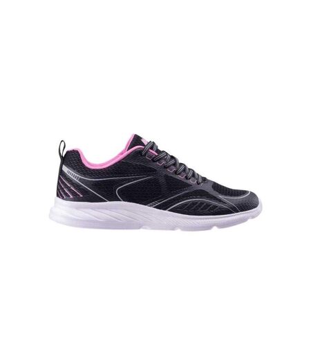 Chaussures Course À Pied Runie Femme Noir Rose Martes