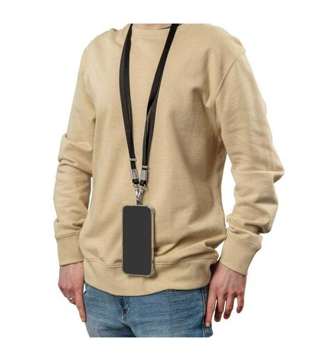 Recycled Pet Cross Body Lanyard Black XD Xclusive
