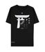 Mens Graphic Print Cotton T-shirt Black Ghostwire: Tokyo-1