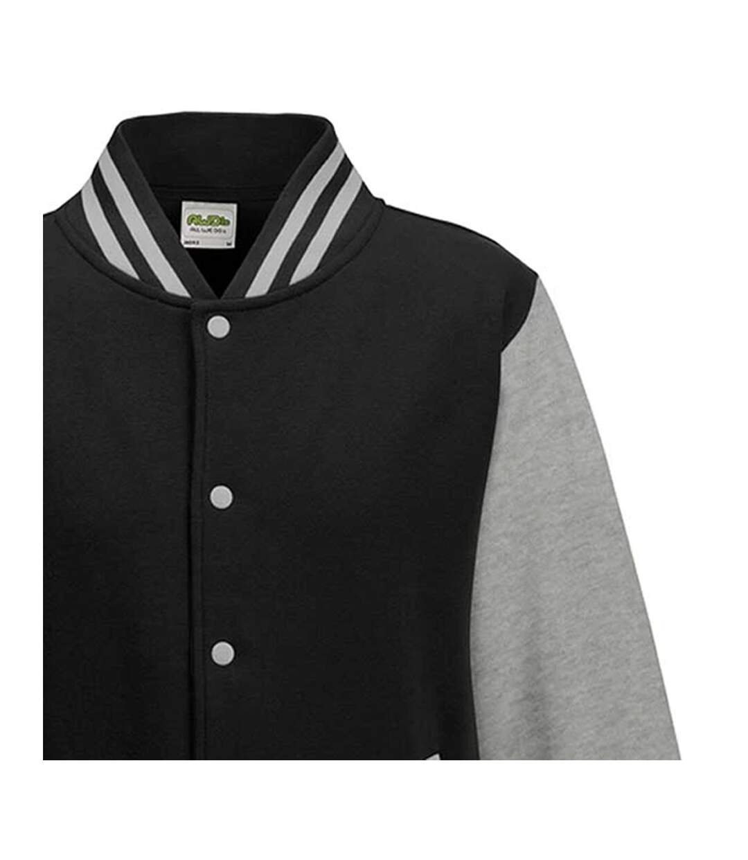 Blouson D´université Adulte Noir Vif Gris Chiné Awdis-2