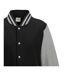 Blouson D´université Adulte Noir Vif Gris Chiné Awdis-2
