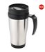 Bullet Sanibel Insulated Mug (Pack of 2) (Silver/Solid Black) (12 x 18 x 8 cm) - UTPF2463-1