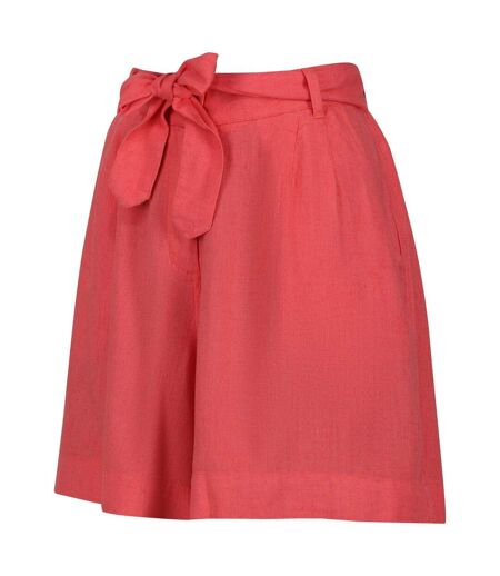 Womens/ladies Sabela Tie Belt Shorts Peach Regatta