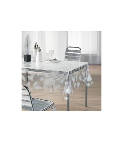Nappe Cristal Feuille 140x240cm Transparent