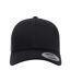 Childrens/kids Retro Trucker Cap Black Flexfit-1