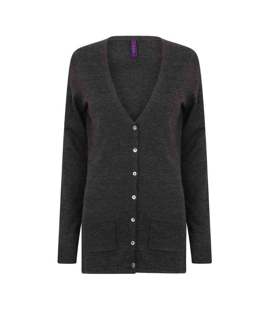 Cardigan femme gris chiné Henbury