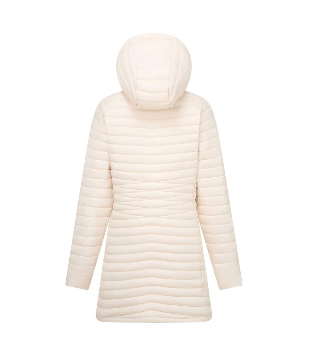 Womens/ladies Selenar Quilted Long Jacket Light Vanilla Regatta-2