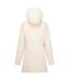 Womens/ladies Selenar Quilted Long Jacket Light Vanilla Regatta-2