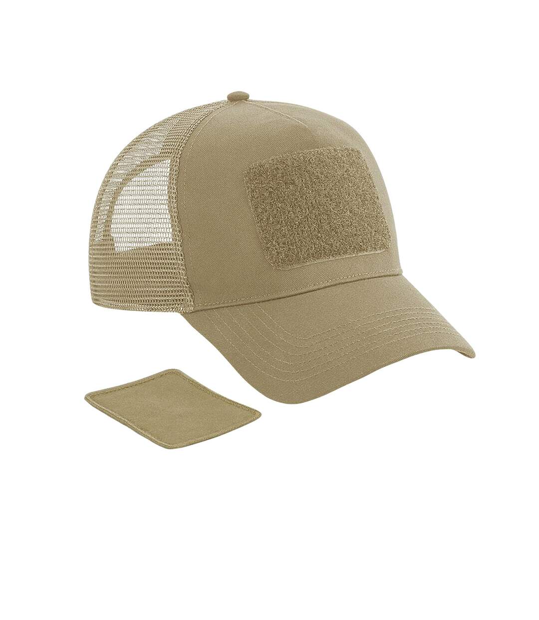 Casquette Unisexe Adulte Trucker Beige Beechfield-2
