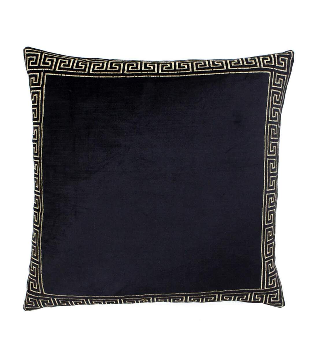 Apollo embroidered cushion cover 50cm x 50cm black/gold Paoletti