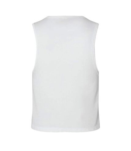 Next Level Apparel Womens/Ladies Cropped Tank Top (White)