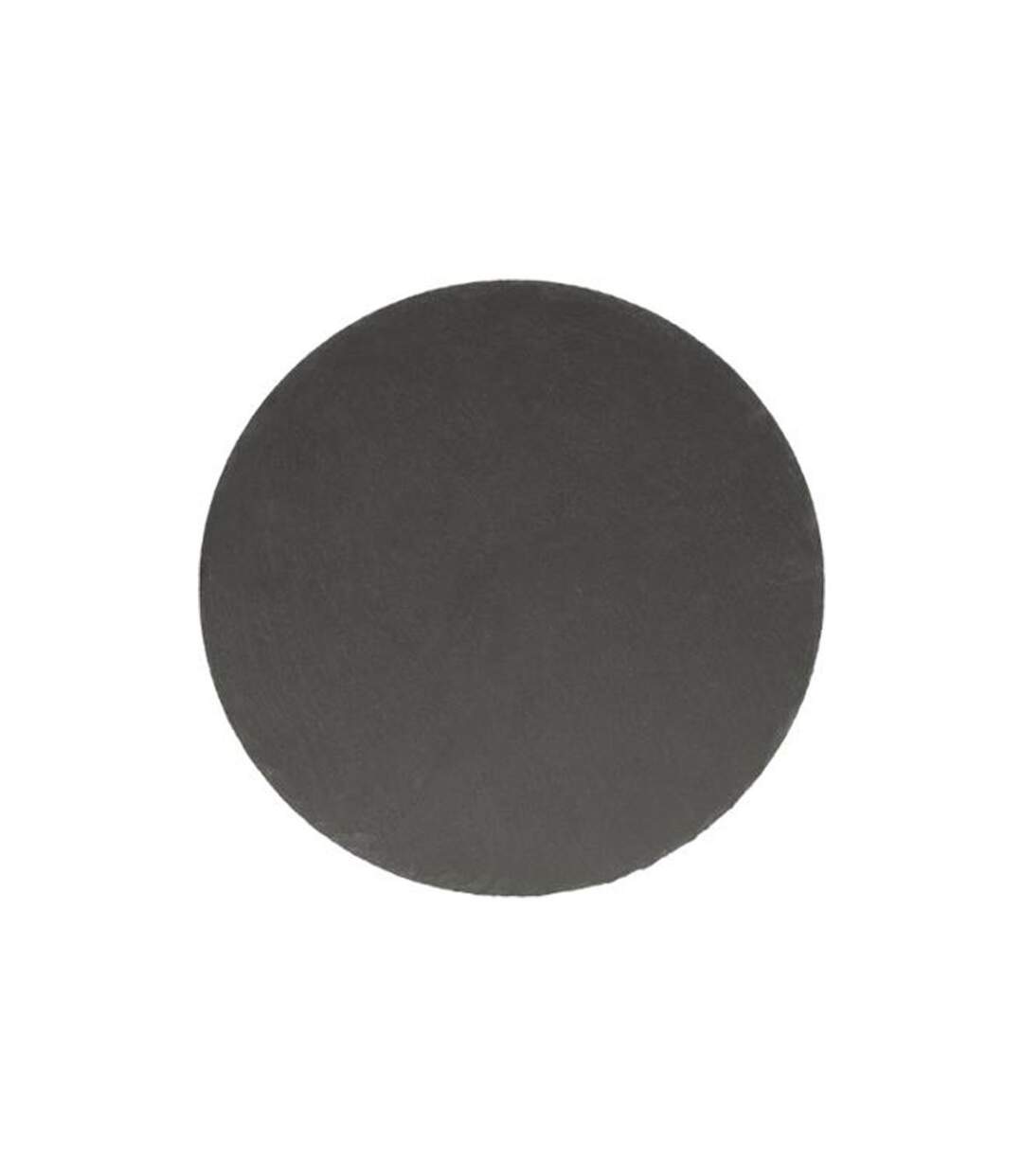 Lot de 6 Assiettes Plates Ardoise 28cm Gris-1