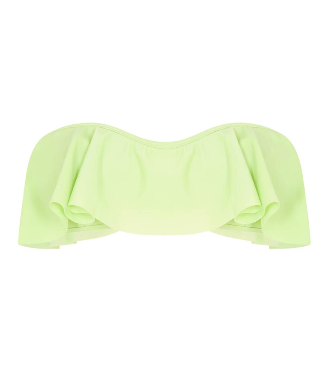 Haut De Maillot De Bain Motif/style Ruché Femme Vert Turquoise Pâle Brave Soul-2