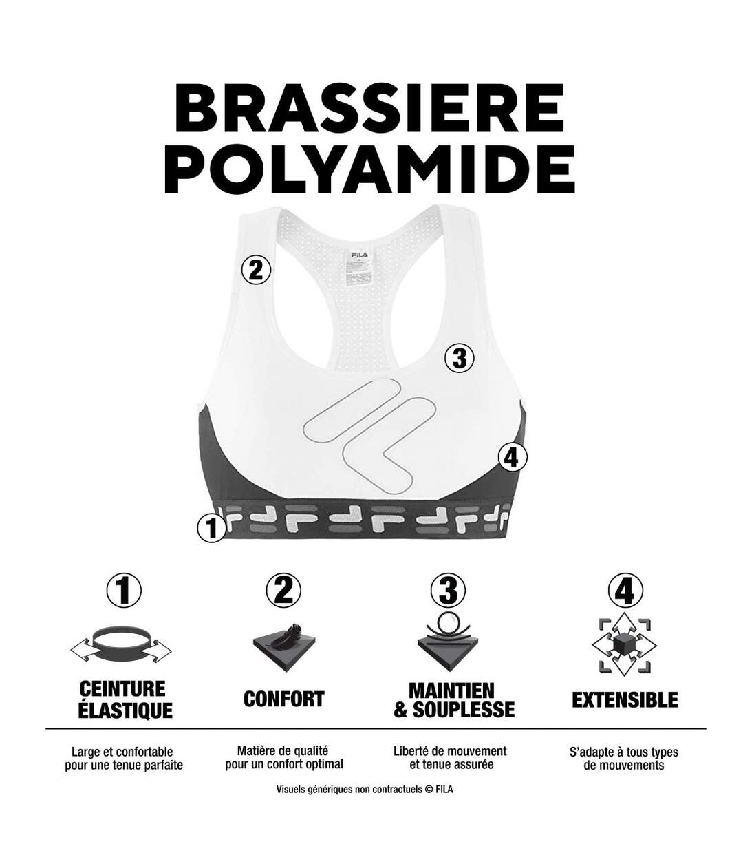 Brassière en Polyamide FU6084-2