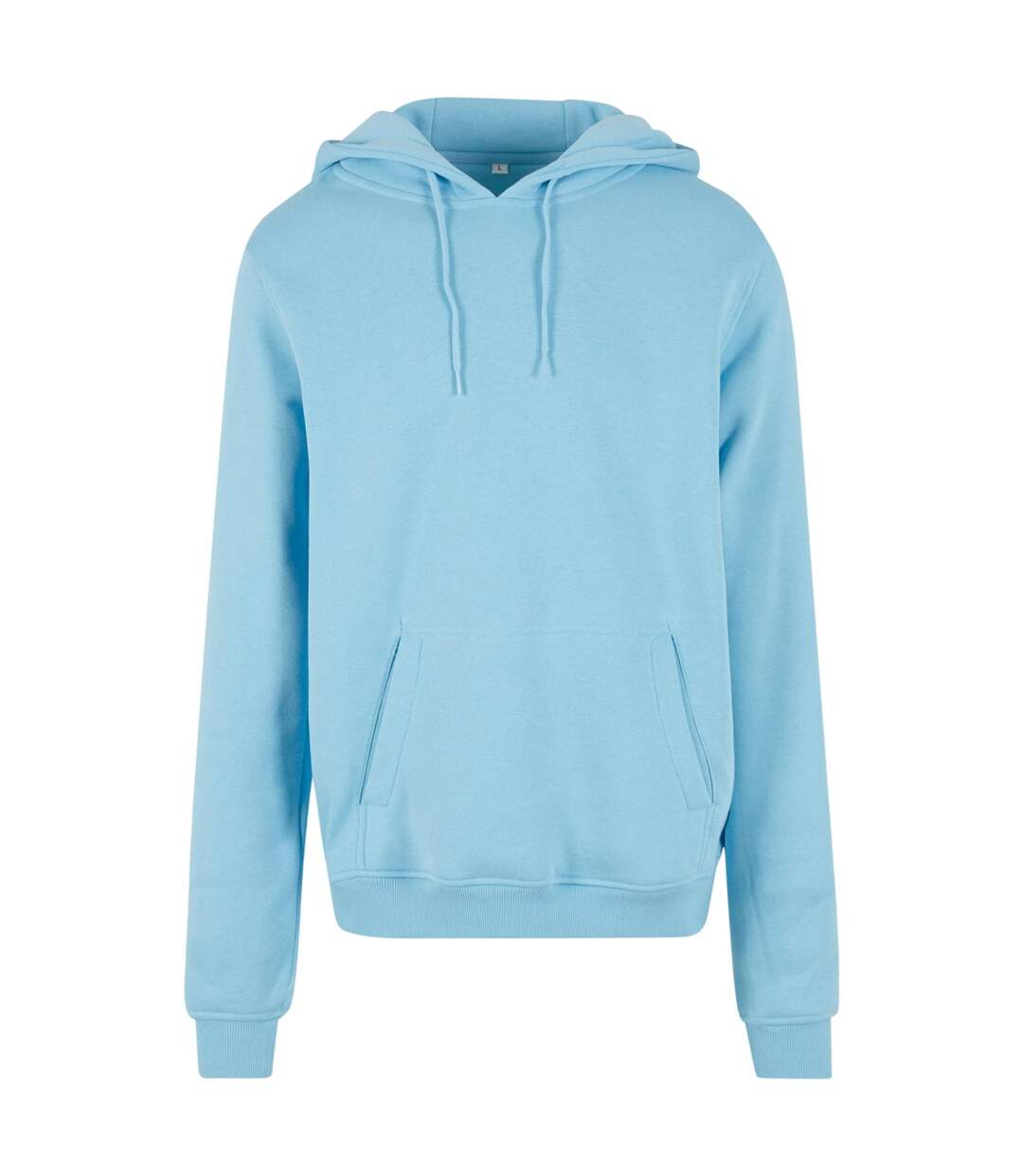 Sweat À Capuche Homme Bleu Baltique Build Your Brand-2