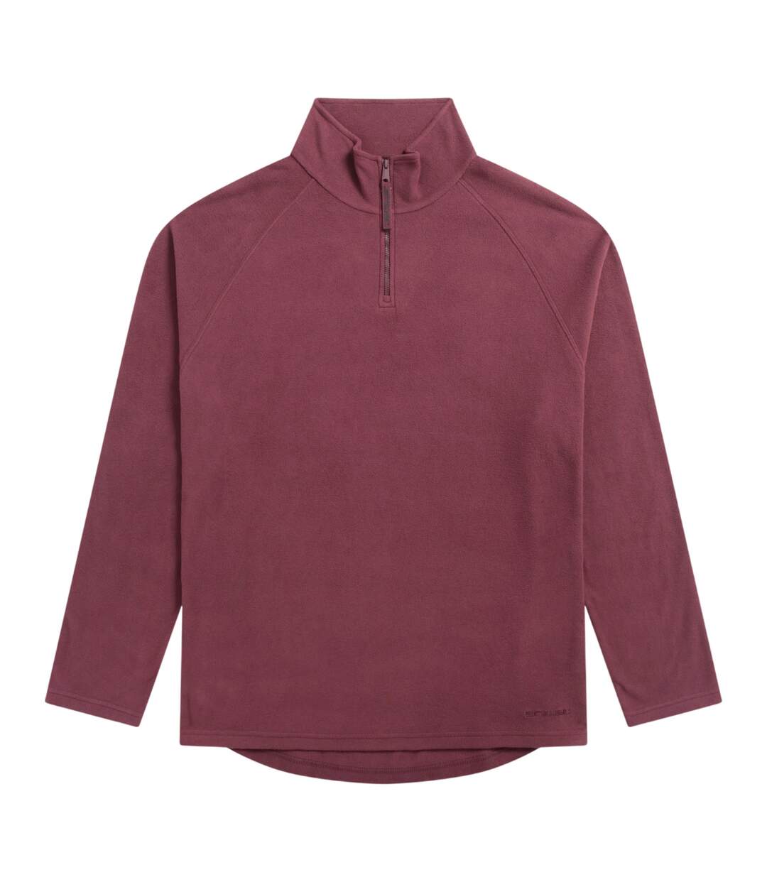 Prague Polaire Demi-zip Homme Bordeaux Animal-2