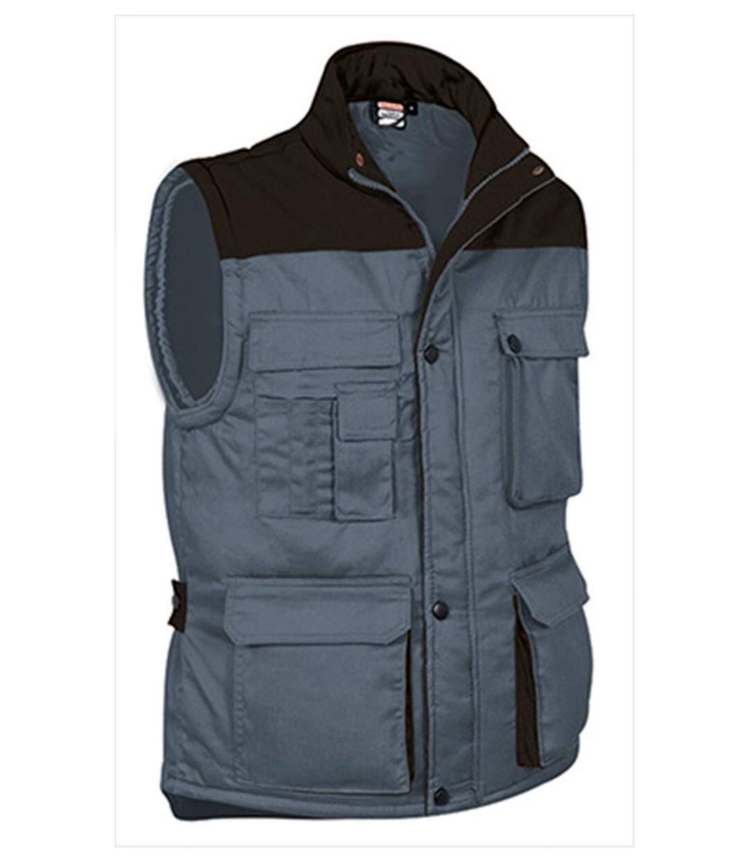 Gilet doudoune de travail sans manches - Homme - REF THUNDER - gris noir