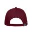 Unisex buffalo 6 panel baseball cap burgundy SOLS