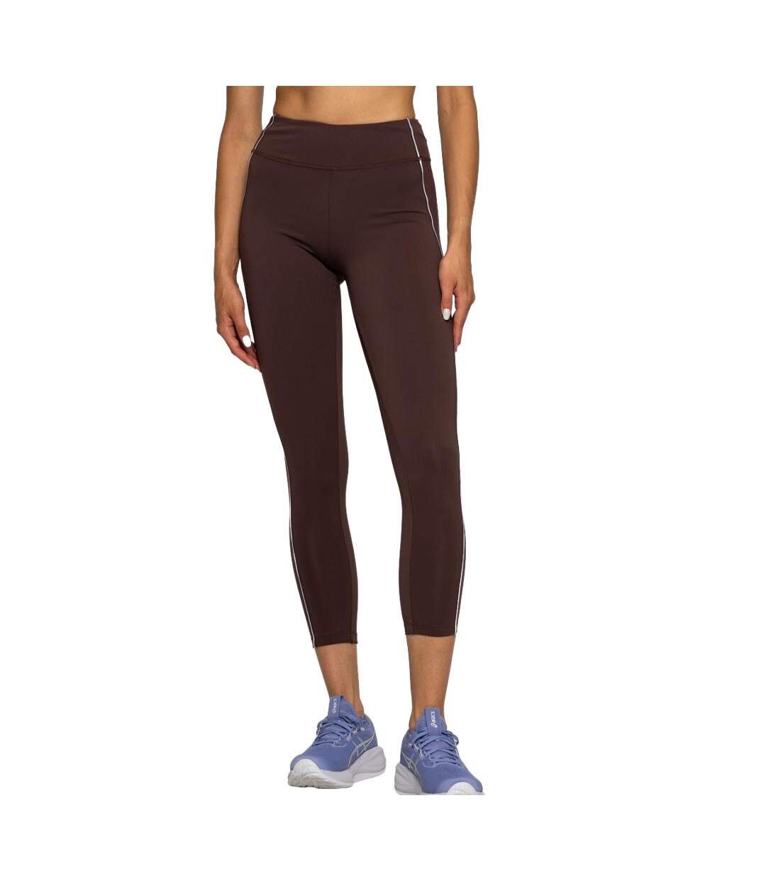 Legging 3/4 marron foncé soul studio yoga-1