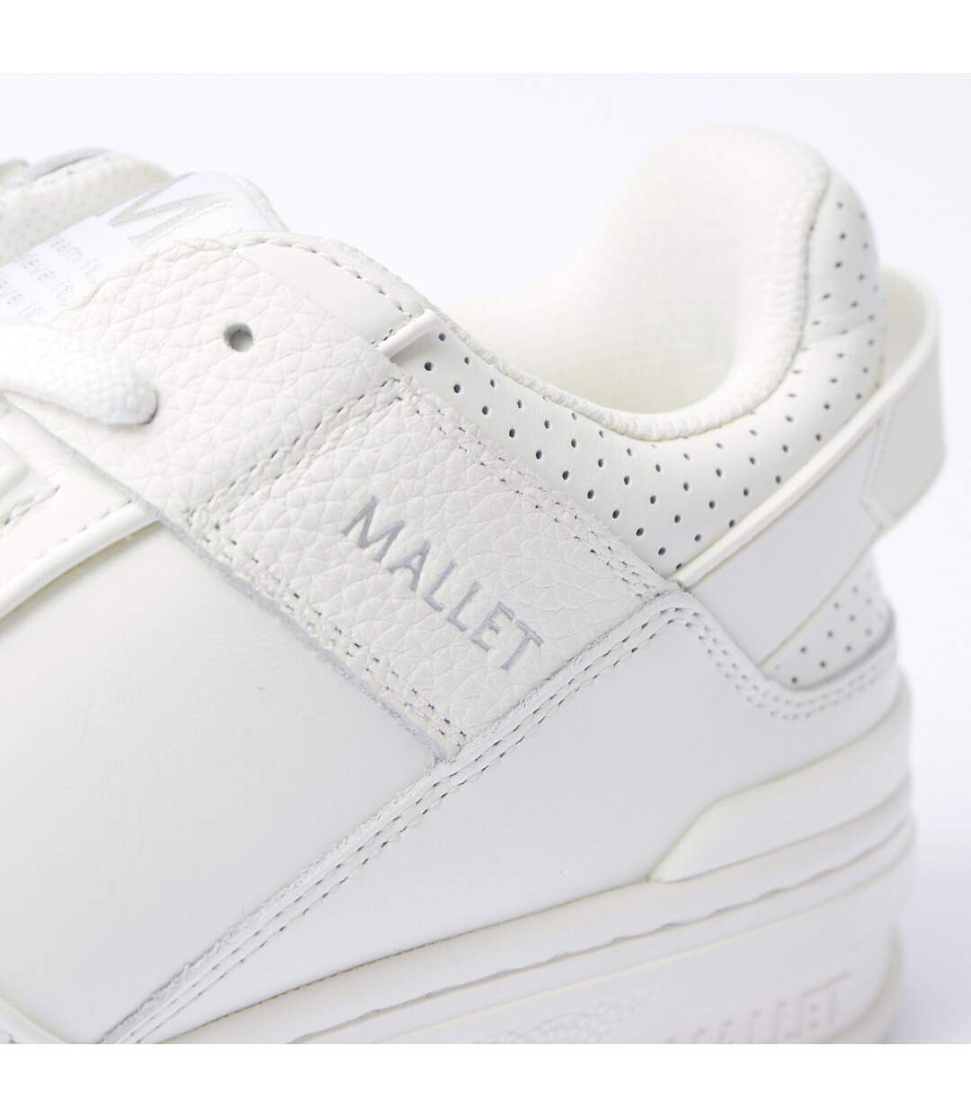 Baskets Compton Homme Blanc Mallet-4