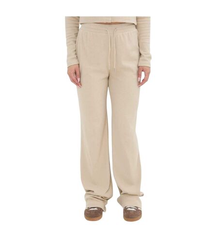 Womens/ladies Wide Leg Trousers Stone I Saw It First