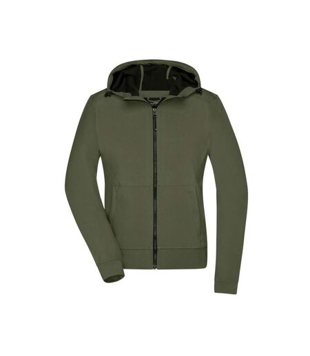 Veste Softshell Femme Olive Camouflage James And Nicholson