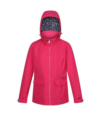 Regatta Womens/Ladies Navassa Waterproof Jacket (Hot Pink) - UTRG9896