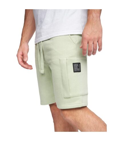 Short décontracté milgate homme vert de gris Duck and Cover