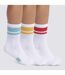 Lot de 3 paires de chaussettes rayées Dim Sport