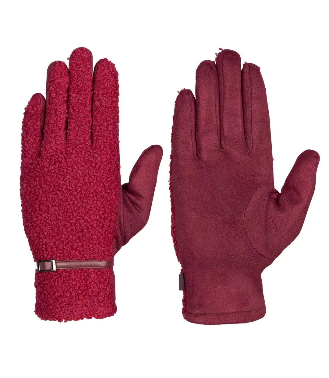 Womens/ladies Pisa Sherpa Winter Gloves Mulberry Trespass-3