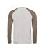Mens Unlabeled Long-sleeved Baseball T-shirt Cement Clay Tee Jays-2