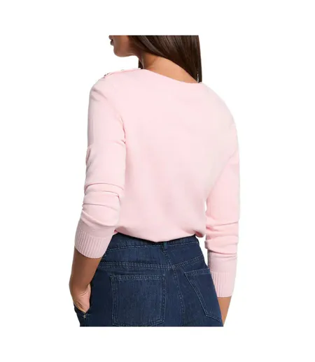 Pull rose femme morgan mkisso
