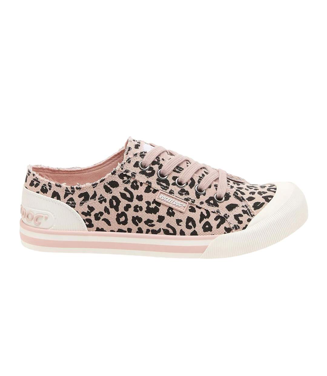 Tennis À Lacets Motif/style Imprimé Léopard Jazzin Femme Rose Léopard Rocket Dog-3