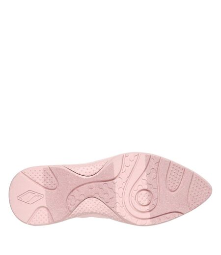 Womens/ladies Hot Melt Trainers Blush Skechers